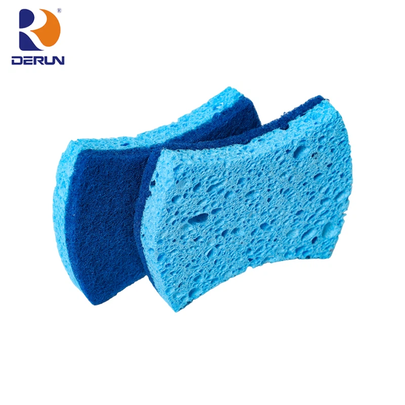 Cellulose Sponge With Scouring Pads